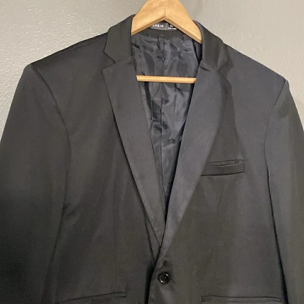 NWOT men’s SHEIN Black Blazer Jacket